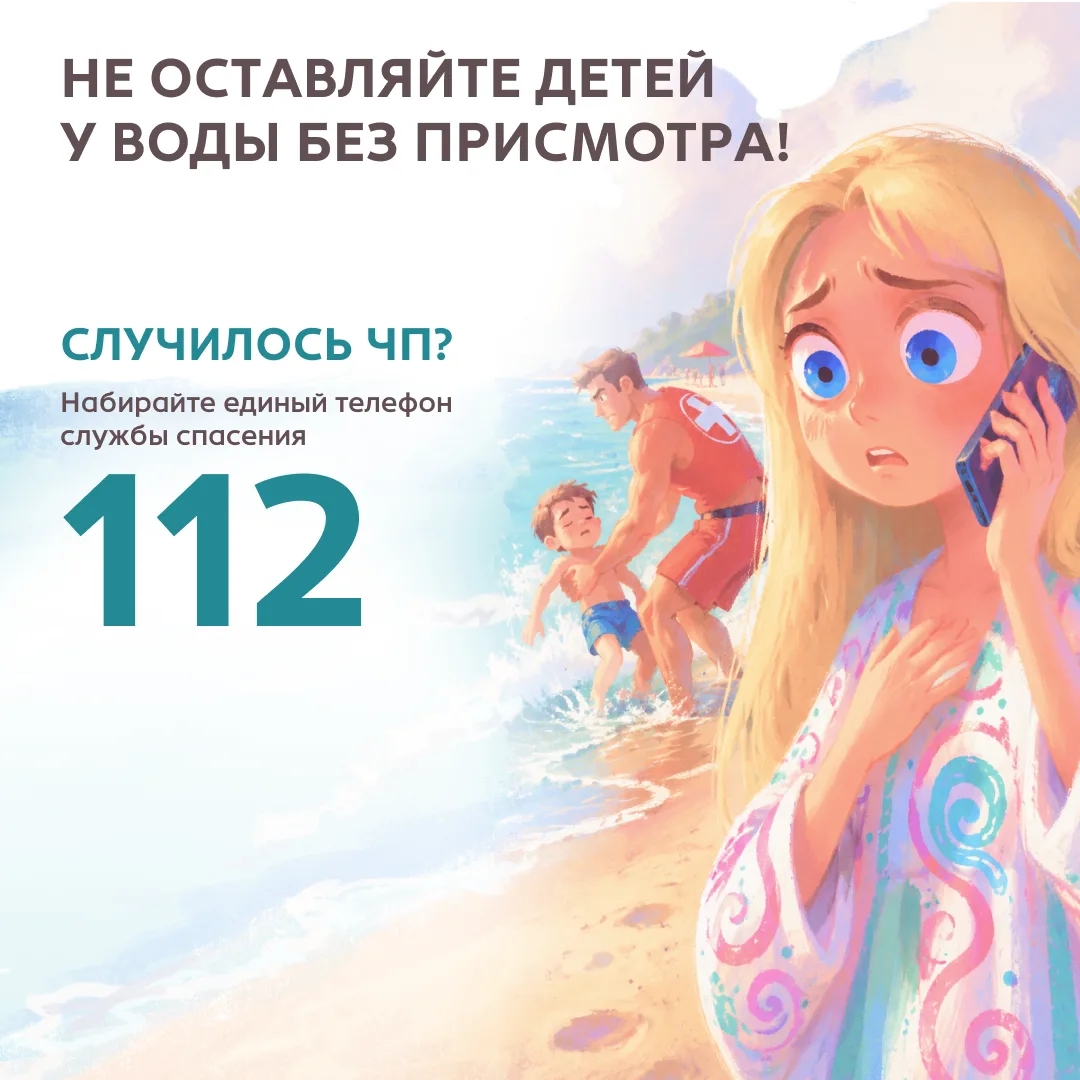 У воды – только под присмотром 